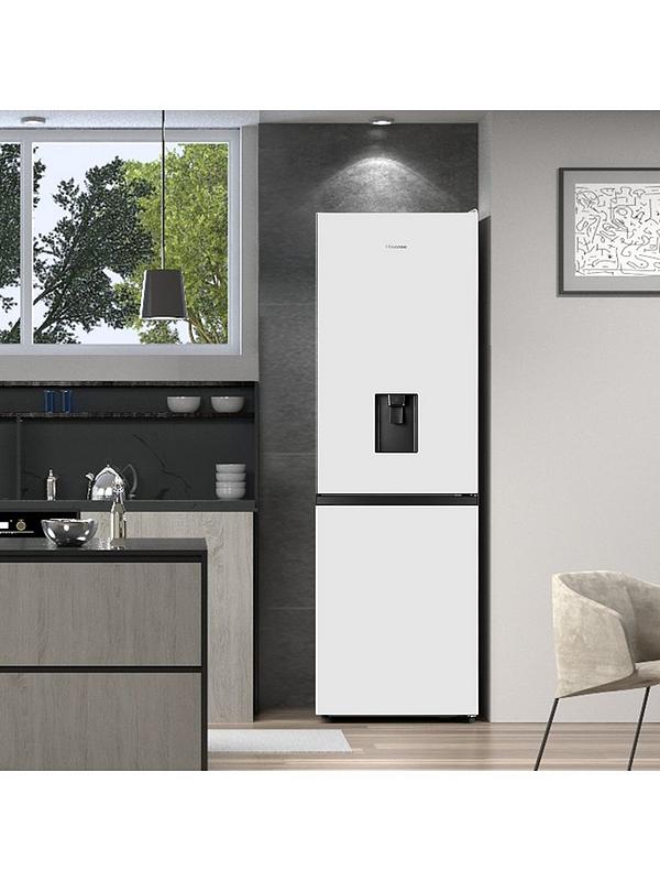 Hisense RB390N4WWE 60cm Wide, Total No Frost, Freestanding Fridge Freezer - White - Image 3